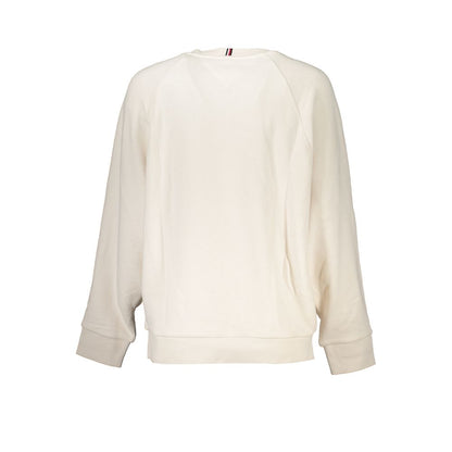 Tommy Hilfiger Beige Cotton Sweatshirt Tommy Hilfiger