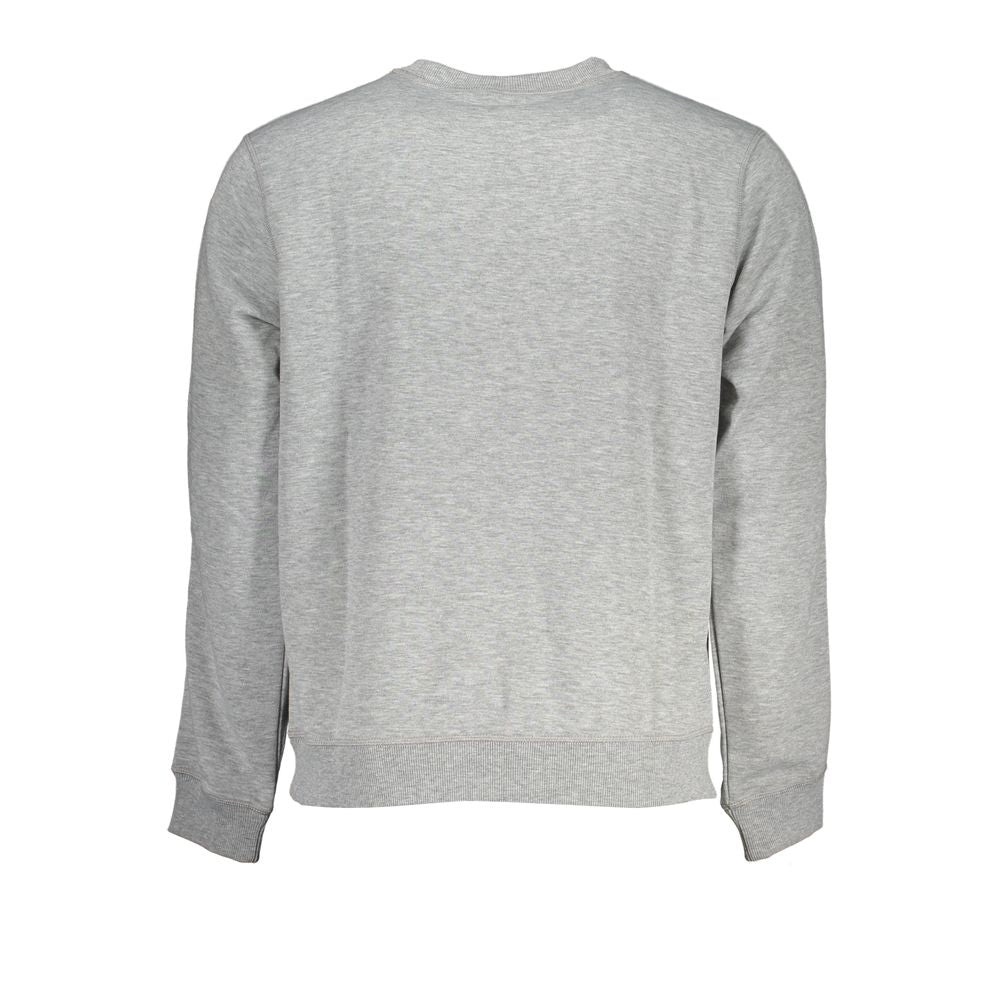 Calvin Klein Grigio Polyester Men Sweatshirt