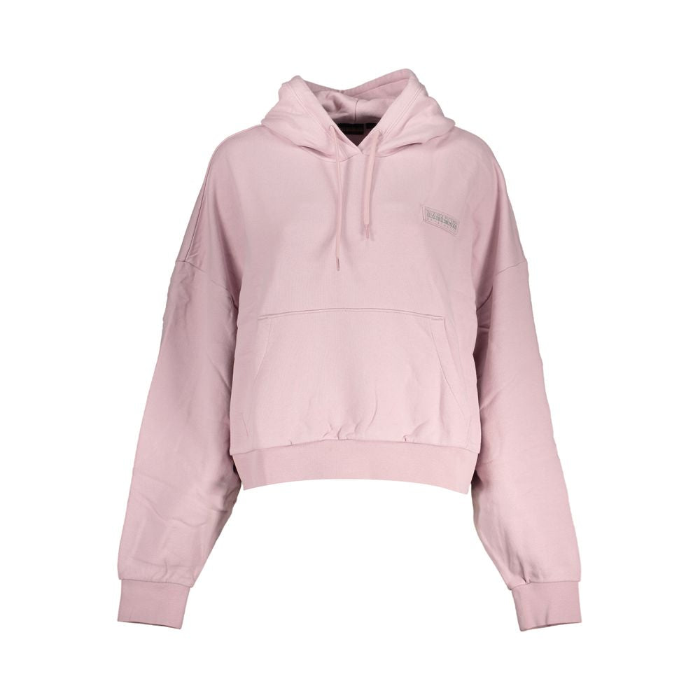 Napapijri Pink Cotton Sweatshirt Napapijri