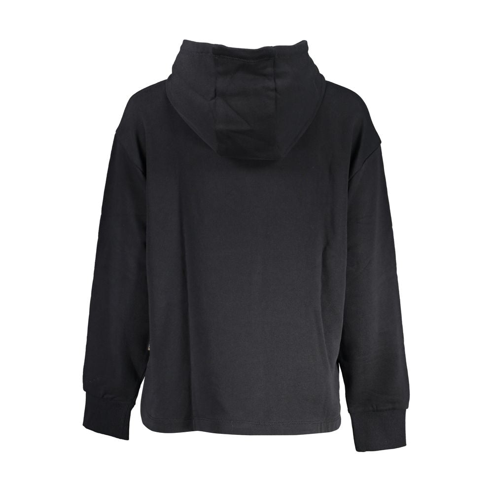 Napapijri Black Cotton Sweatshirt Napapijri