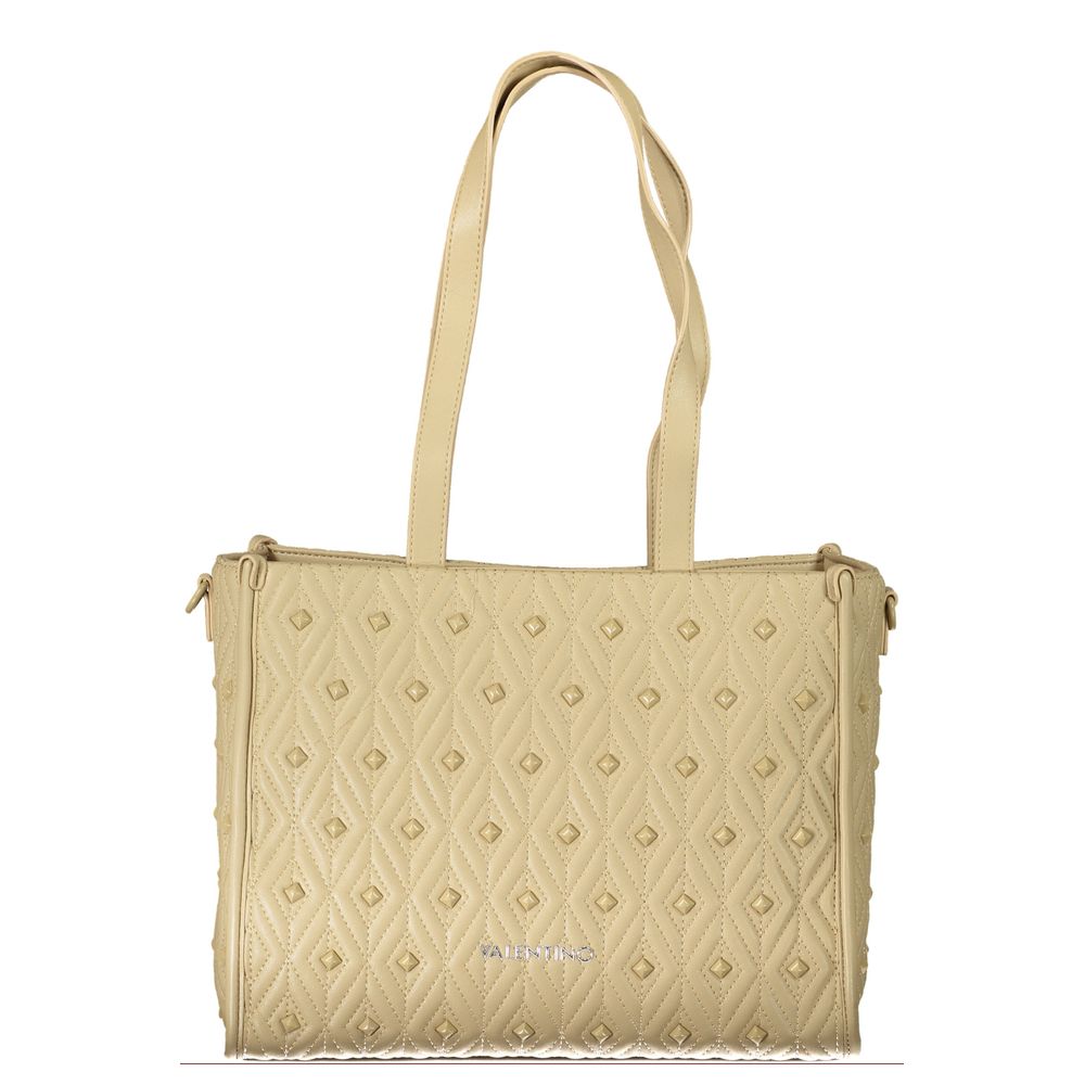 Mario Valentino Beige Polyurethane Women Handbag