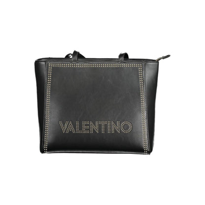 Mario Valentino Black Polyurethane Women Shoulder Bag