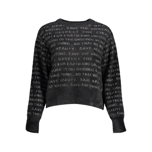 Desigual Black Polyester Sweatshirt