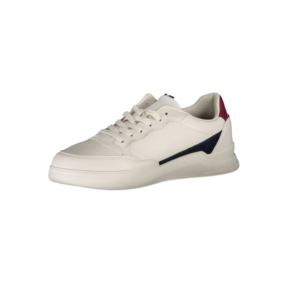 Tommy Hilfiger Bianco Leather Men Sneaker Tommy Hilfiger