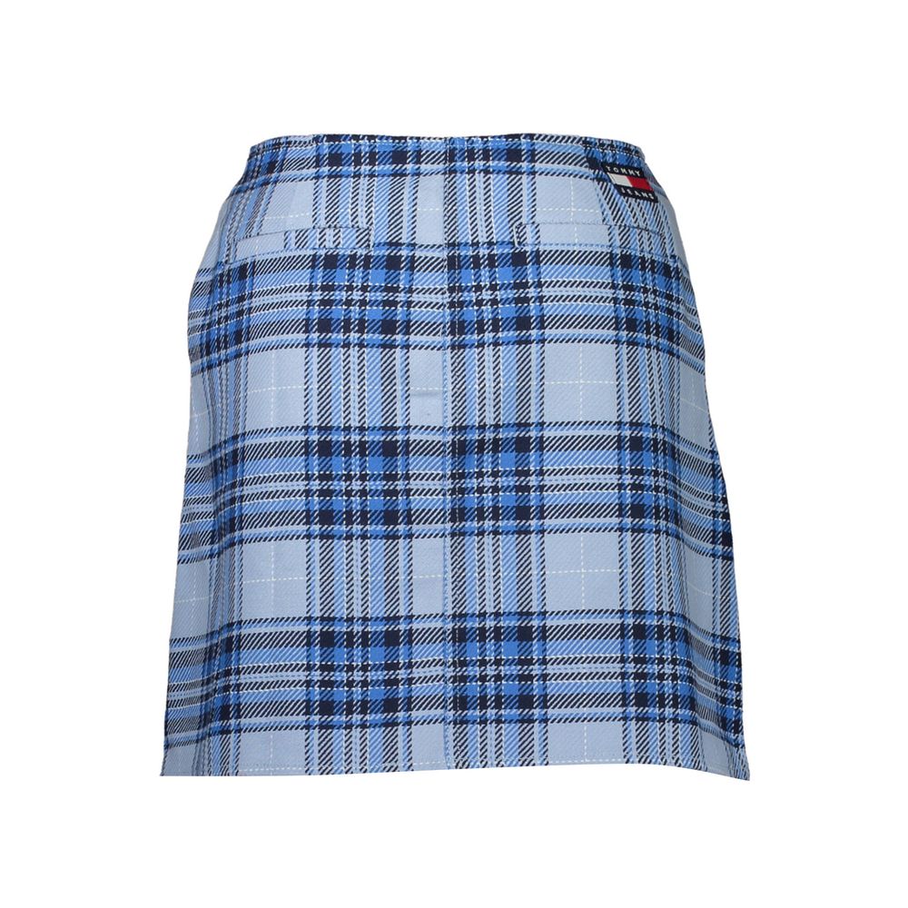 Tommy Hilfiger Azzurro Cotton Women Skirt Tommy Hilfiger