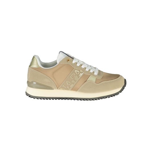 Napapijri Beige Polyester Athletic Sneakers