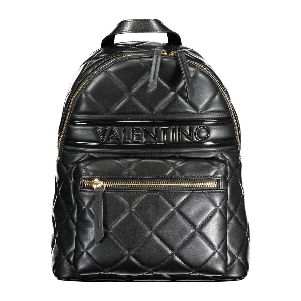 Mario Valentino Black Polyurethane Women Backpack