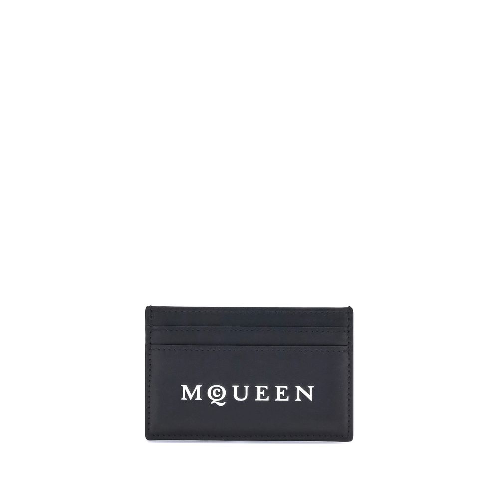 Alexander McQueen Black Calf Leather Bos Taurus Wallet Alexander McQueen
