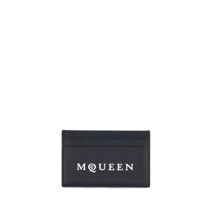 Alexander McQueen Black Calf Leather Bos Taurus Wallet Alexander McQueen