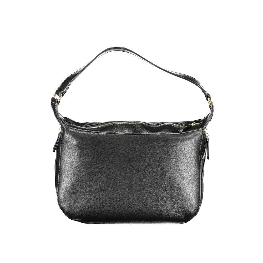 Mario Valentino Black Polyurethane Women Handbag