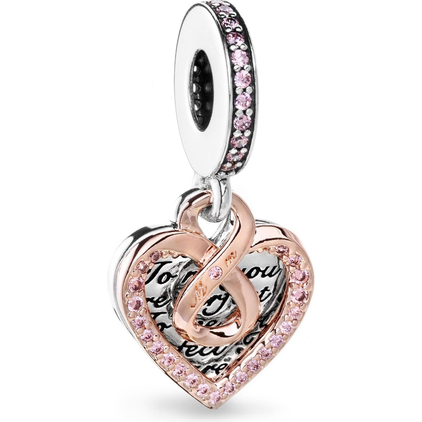 PANDORA CHARMS Mod. INFINITY HEART DANGLE Charms & Pendants PANDORA