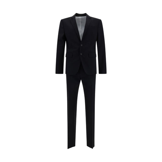Dsquared² Black Fleece Wool Two-Piece Suit Dsquared²