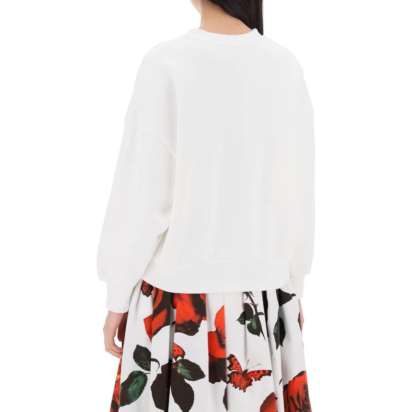 Alexander Mcqueen shadow rose sweatshirt Topwear Alexander Mcqueen