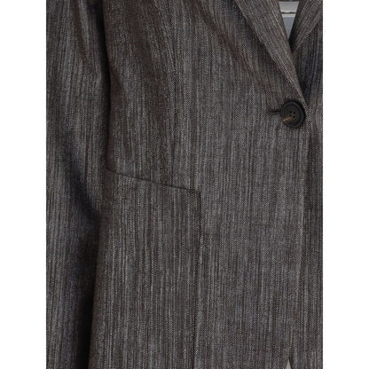 Brunello Cucinelli Bicolor Polyester Blazer