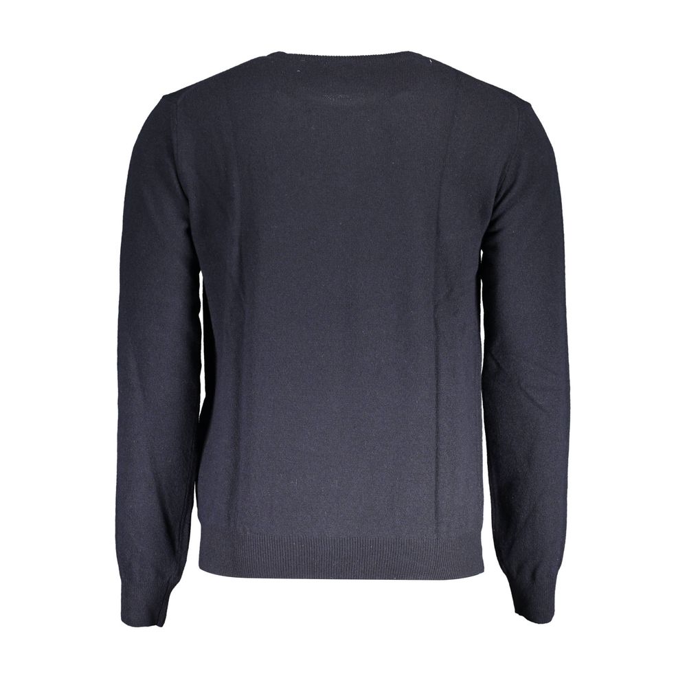La Martina Blue Polyamide Men Sweater