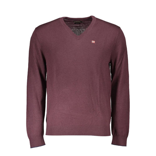 Napapijri Red Wool Sweatshirt