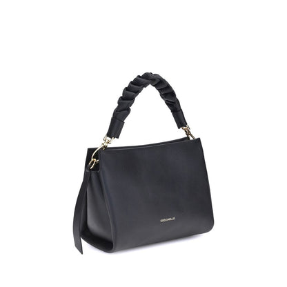 Coccinelle Black Calf Leather Bos Taurus Handbag Coccinelle