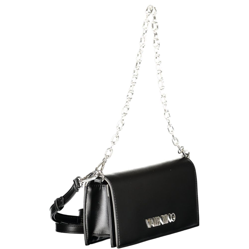 Mario Valentino Black Polyurethane Women Handbag