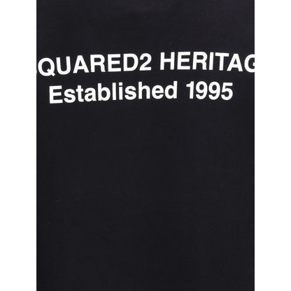 Dsquared² Black Cotton Sweatshirt Dsquared²