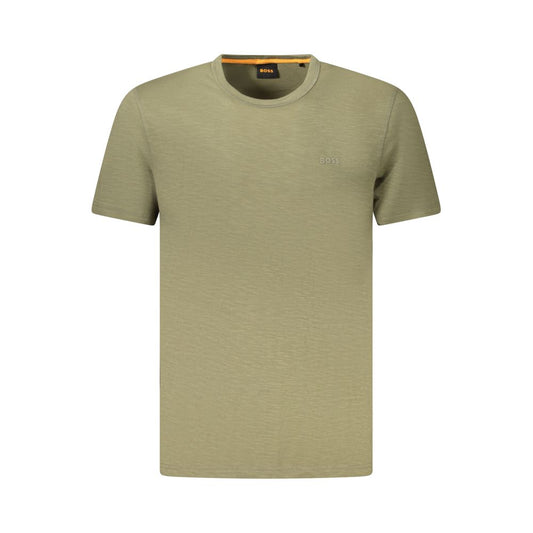 Hugo Boss Verde Cotton Men T-Shirt