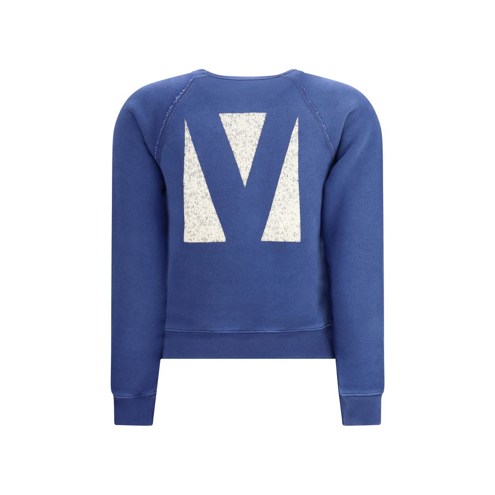 Valentino Blue Cotton Sweatshirt Valentino