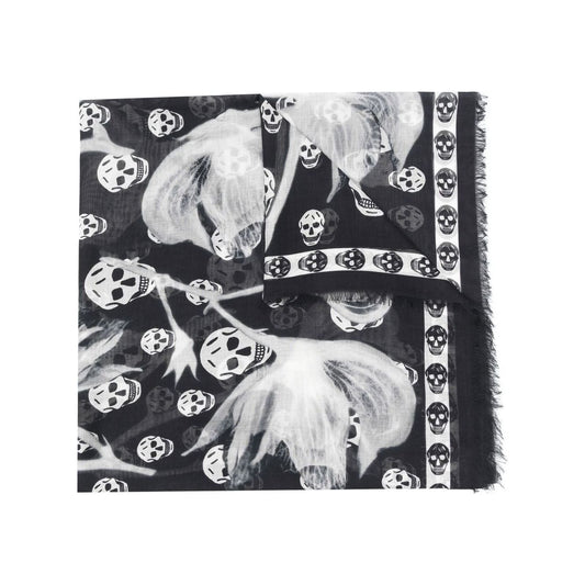 Alexander McQueen Scarfs Black Scarves Hats & Gloves Alexander Mcqueen