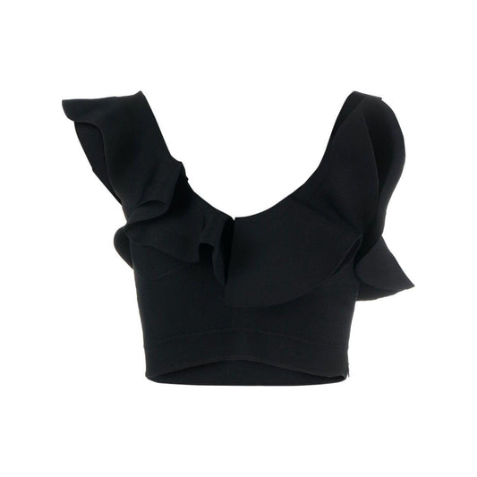 Alexander McQueen Top Black Topwear Alexander Mcqueen