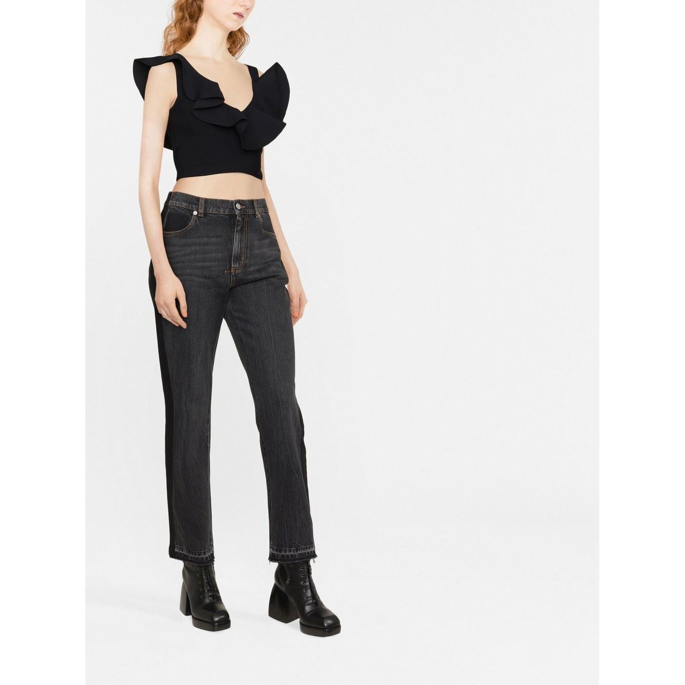 Alexander McQueen Top Black Topwear Alexander Mcqueen