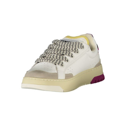Blauer White Polyurethane Women Sneaker 1728,67403481248,Blauer,EU36/US6,EU37/US7,EU38/US8,EU39/US9,EU40/US10,EU41/US11,Low Tops - Sneakers - Shoes,New with tags,Shoes,Sneakers - Shoes,White,Women