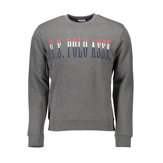 U.S. POLO ASSN. Gray Cotton Mens Sweatshirt