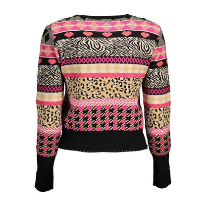 Desigual Black Viscose Women Sweater Desigual
