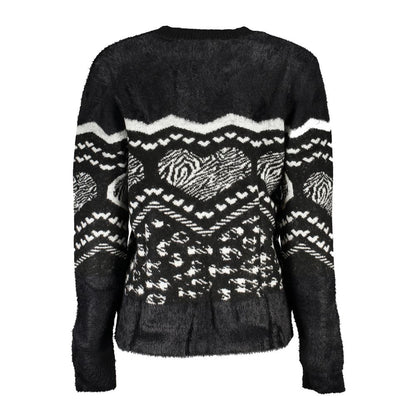 Desigual Black Acrylic Women Sweater with Metallic Fiber