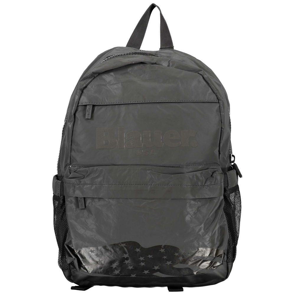 Blauer Black Polyester Backpack Blauer