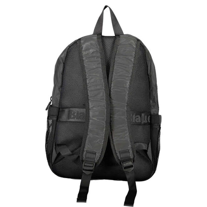 Blauer Black Polyester Backpack Blauer