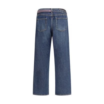 Sacai Blue Cotton Jeans Denim Sacai