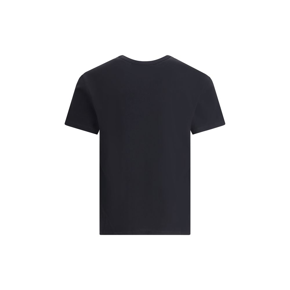 Valentino Black Cotton T-Shirt Valentino