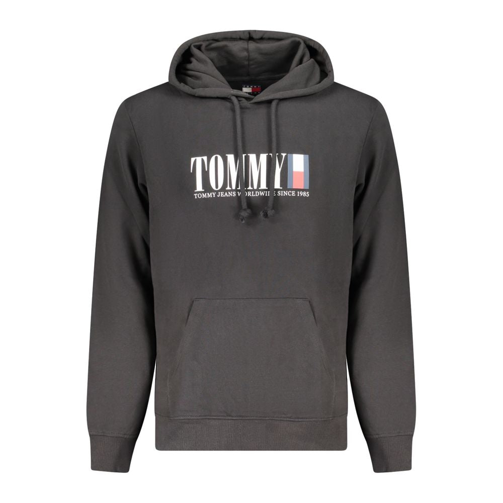 Tommy Hilfiger Black Cotton Men's Hoodie