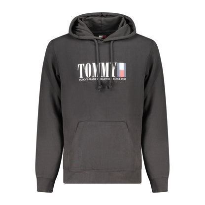Tommy Hilfiger Black Cotton Men's Hoodie