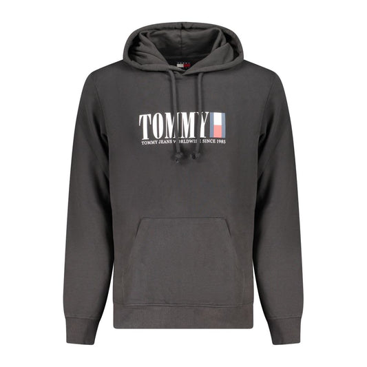 Tommy Hilfiger Black Cotton Men's Hoodie