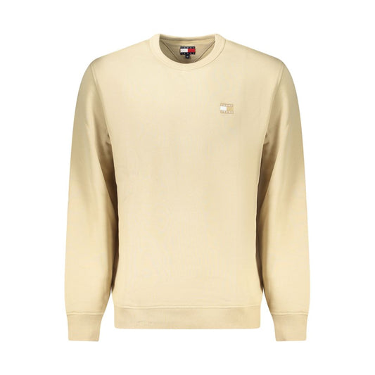 Tommy Hilfiger Beige Cotton Men Sweatshirt