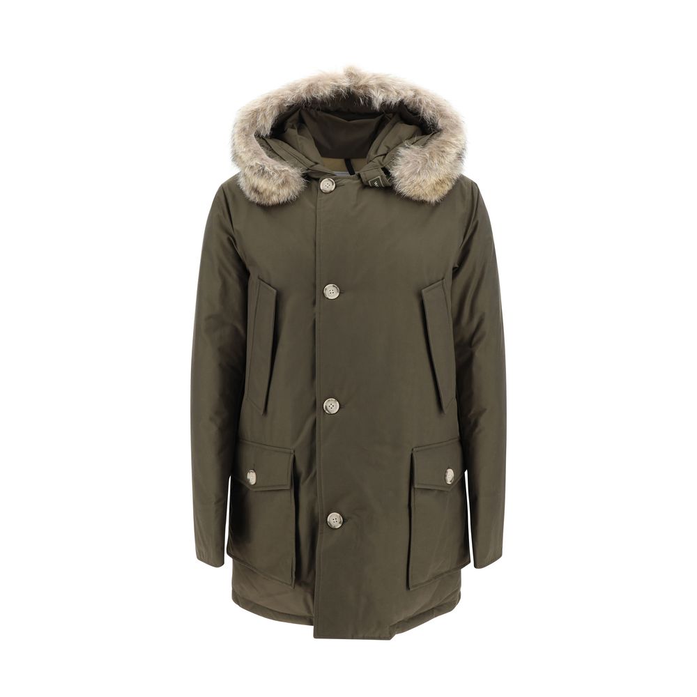 Woolrich Bicolor Cotton Parka