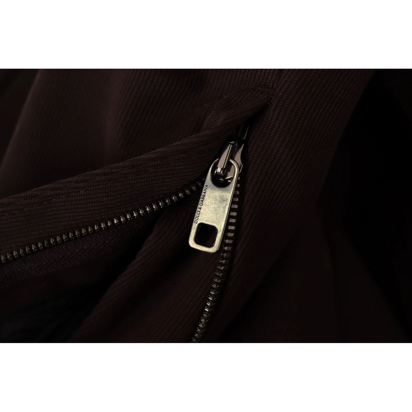 Dolce & Gabbana Bordeaux Cotton Stretch Skinny Trouser