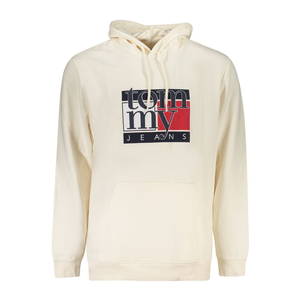 Tommy Hilfiger White Cotton Men's Hooded Sweatshirt