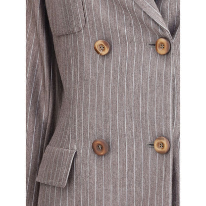 Giorgio Armani Brown Cashmere Blazer