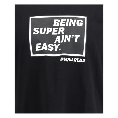 Dsquared² Black Cotton T-Shirt Dsquared²