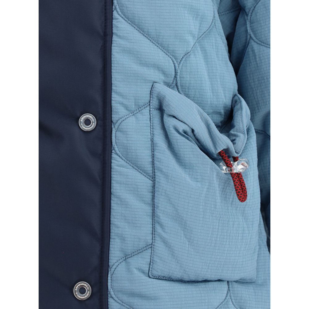 MARBELL Light Blue Polyamide Coat