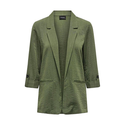 Only Green Viscose Blazer Only