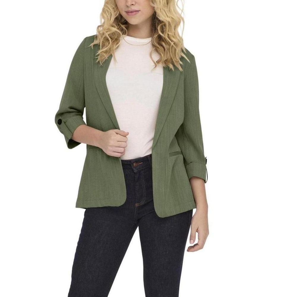 Only Green Viscose Blazer Only