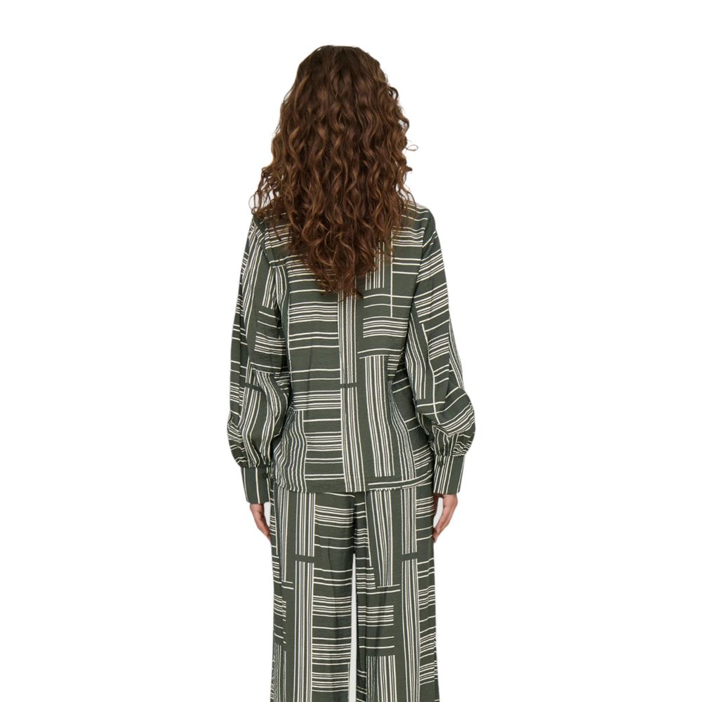 Jacqueline De Yong Green Viscose Blouse