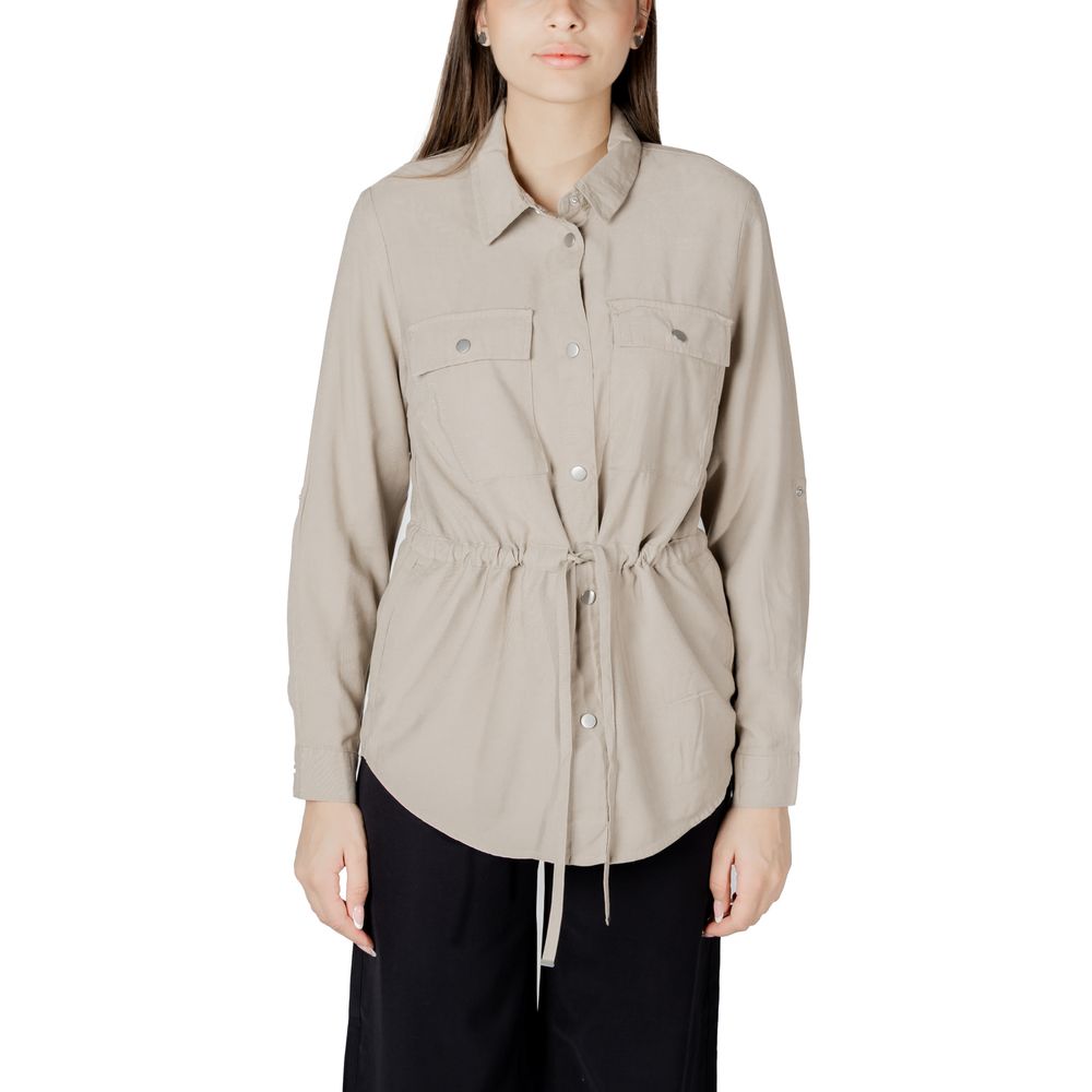 Only Beige Viscose Blouse 1728,71956299936,Beige,Blouses - Shirts - Clothing,Clothing,IT40|S,IT44|L,New with tags,Only,Shirts - Clothing,Women,XL